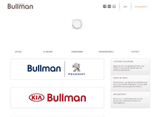 Tablet Screenshot of groupebullman.be
